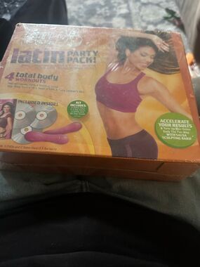 NEW-still in package Dance Off the Inches: Latin Party Pack, a 3-disc exercise a